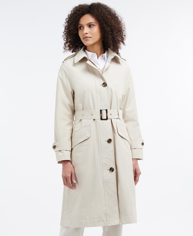 Veste Imperméable Barbour Camilla Beige Femme | JAQ-16318076