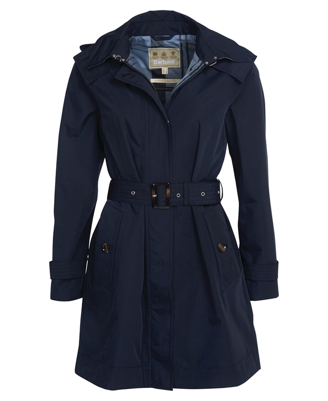 Veste Imperméable Barbour Beatrice Bleu Marine Femme | CLV-31640390