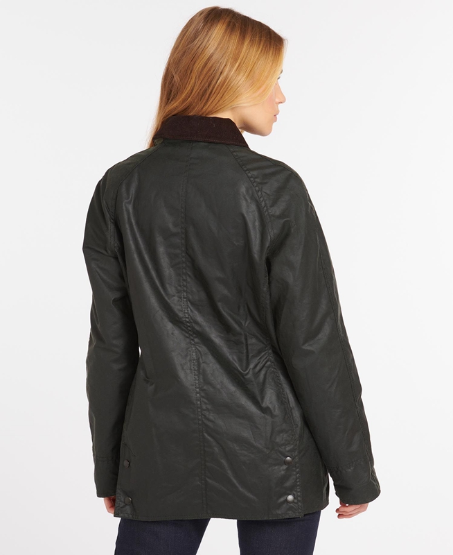 Veste Cirée Barbour Beadnell? Noir Femme | KDI-43506105