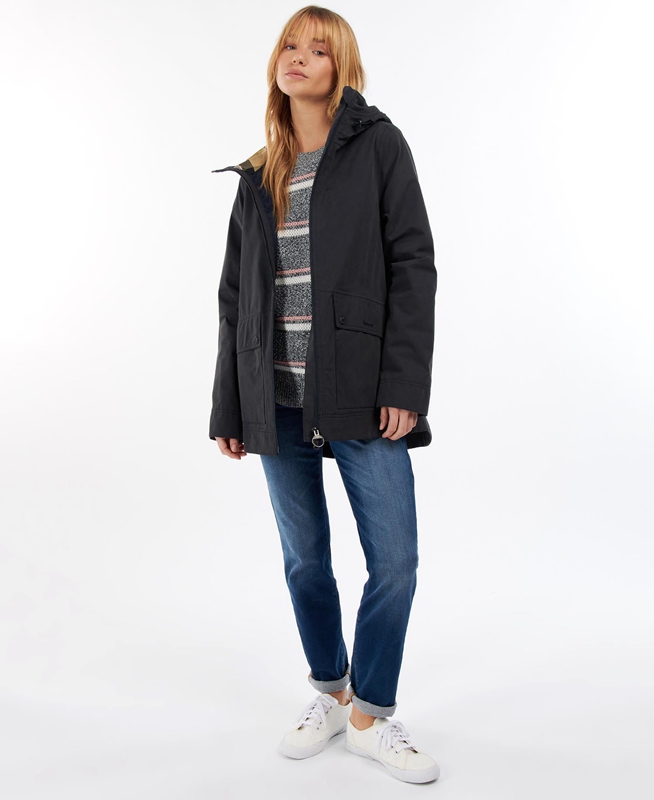 Veste Imperméable Barbour Armeria Bleu Marine Femme | BTG-77047812