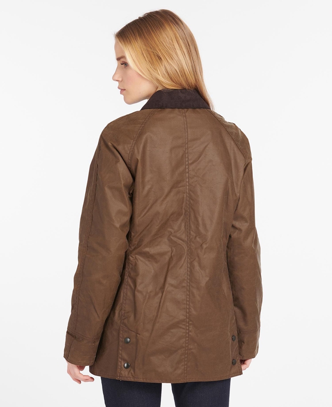 Veste Cirée Barbour Beadnell? Marron Femme | MCP-08350910