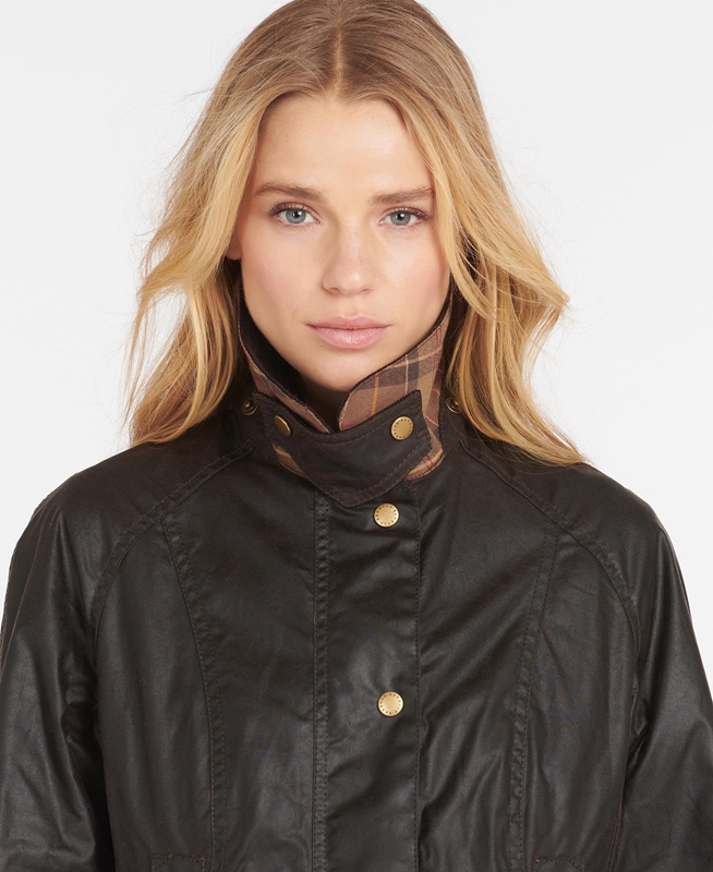 Veste Cirée Barbour Beadnell? Marron Femme | JSV-90779942