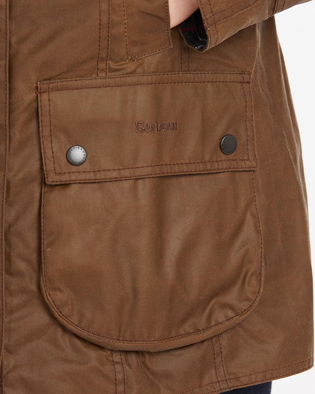 Veste Cirée Barbour Beadnell? Marron Femme | MCP-08350910