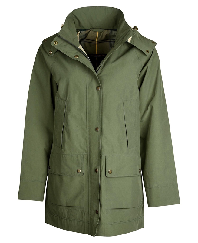 Veste Imperméable Barbour Clary Vert Femme | SQY-26880439