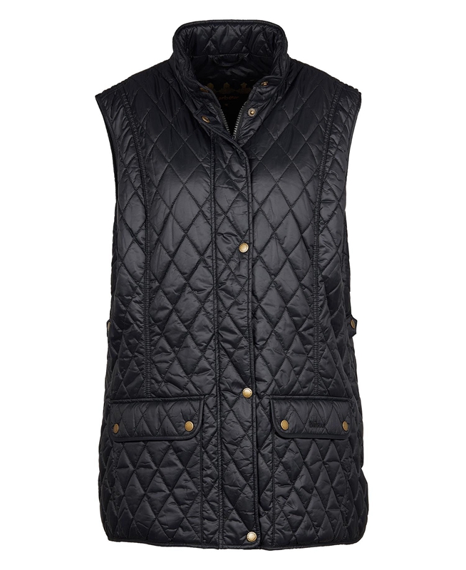 Gilet Barbour Plus Otterburn Noir Femme | DJV-18945030