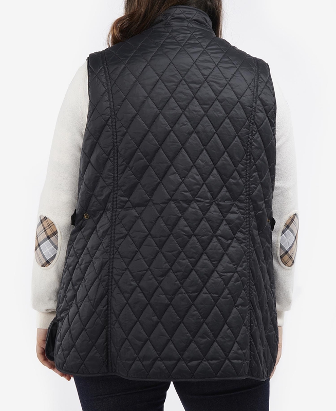 Gilet Barbour Plus Otterburn Noir Femme | DJV-18945030