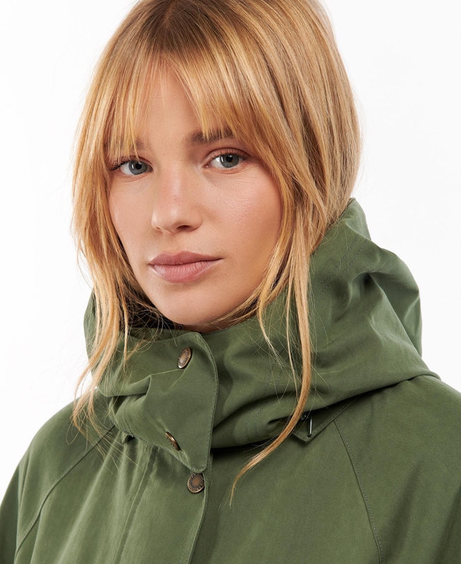 Veste Imperméable Barbour Clary Vert Femme | SQY-26880439