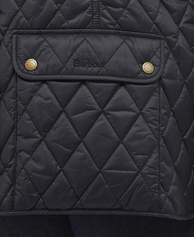 Gilet Barbour Plus Otterburn Noir Femme | DJV-18945030