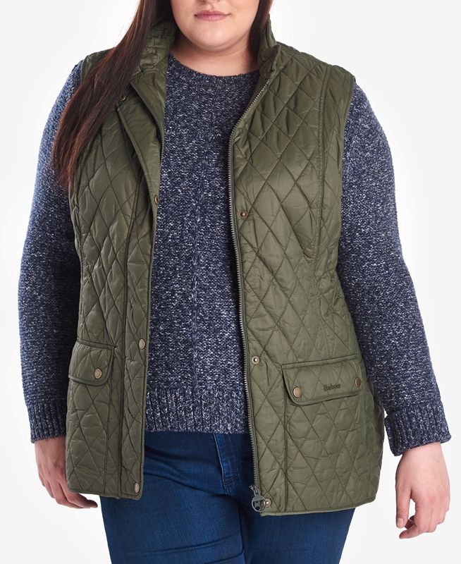 Gilet Barbour Otterburn Vert Femme | IKP-98946953