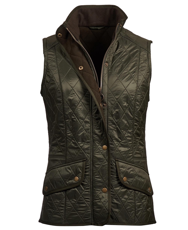 Gilet Barbour Weste Cavalry Vert Femme | MSA-65400167