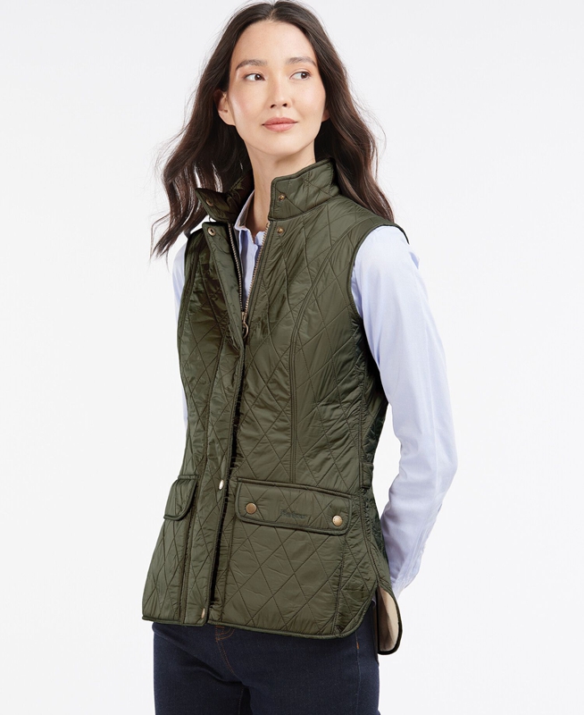 Gilet Barbour Weste Wray Vert Femme | GWF-88087188