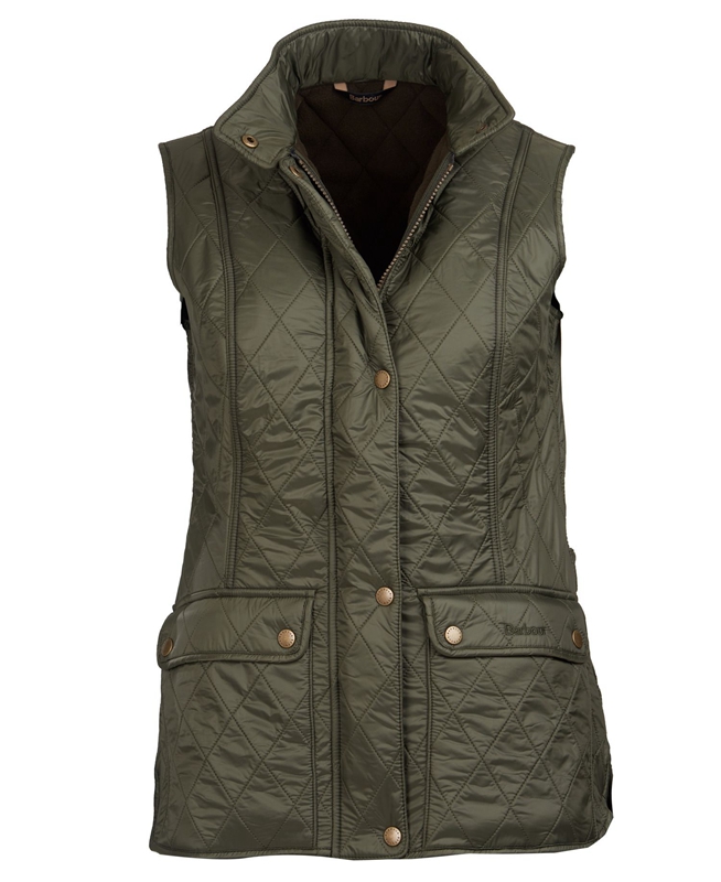 Gilet Barbour Weste Wray Vert Femme | GWF-88087188