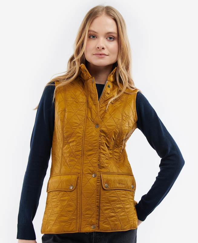 Gilet Barbour Wray Orange Femme | TXZ-90511348