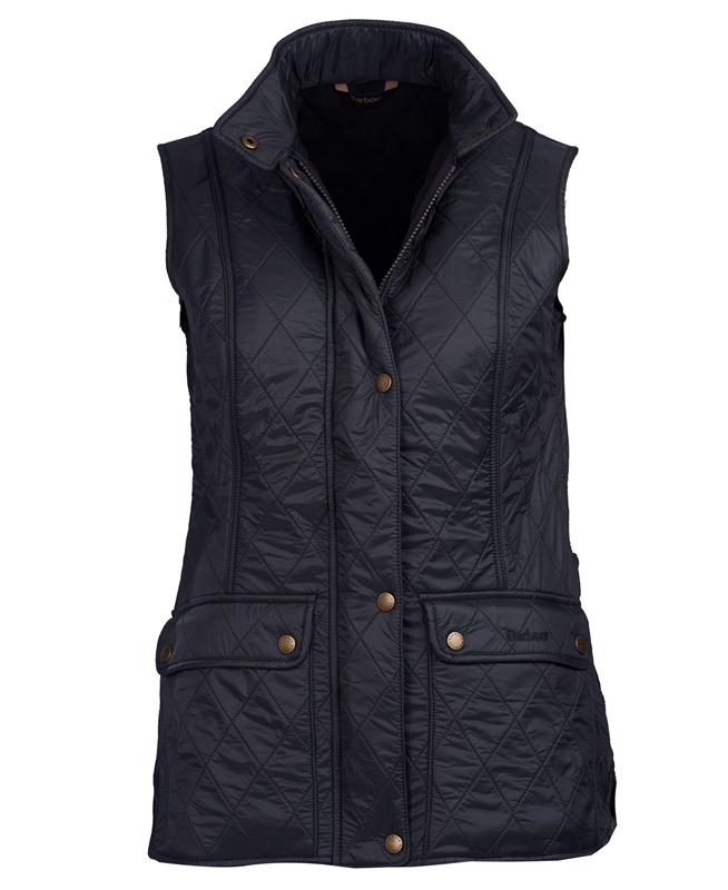 Gilet Barbour Weste Wray Noir Femme | CMS-96107823