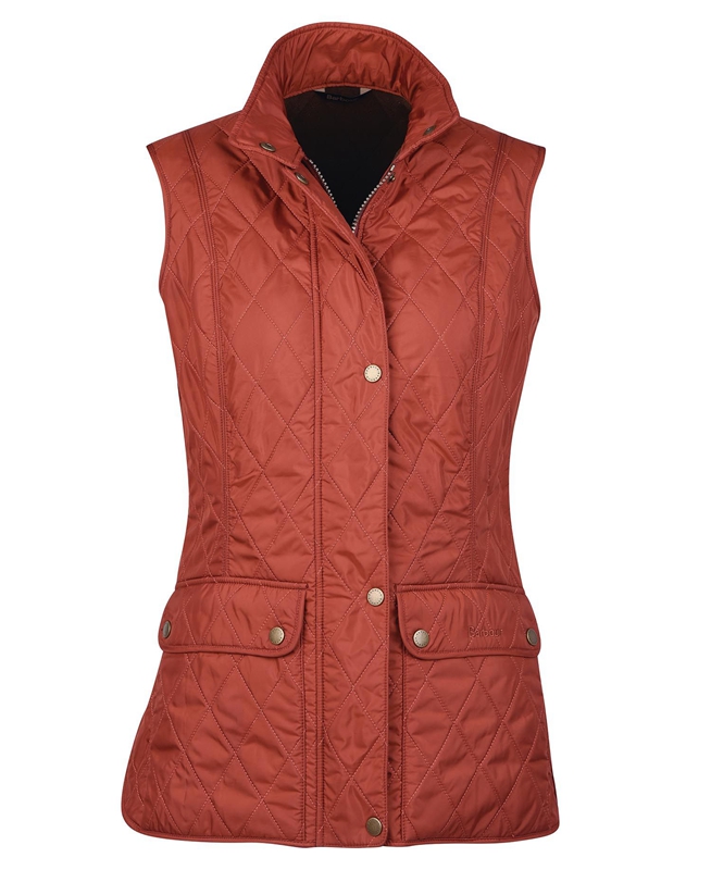 Gilet Barbour Wray Rouge Femme | DRF-63156916