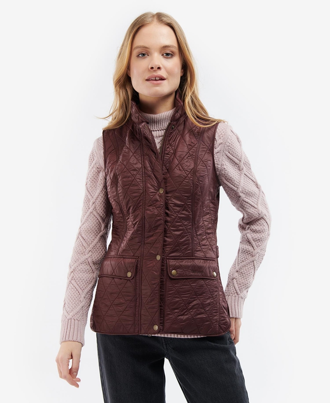 Gilet Barbour Wray Bordeaux Femme | DND-37936264