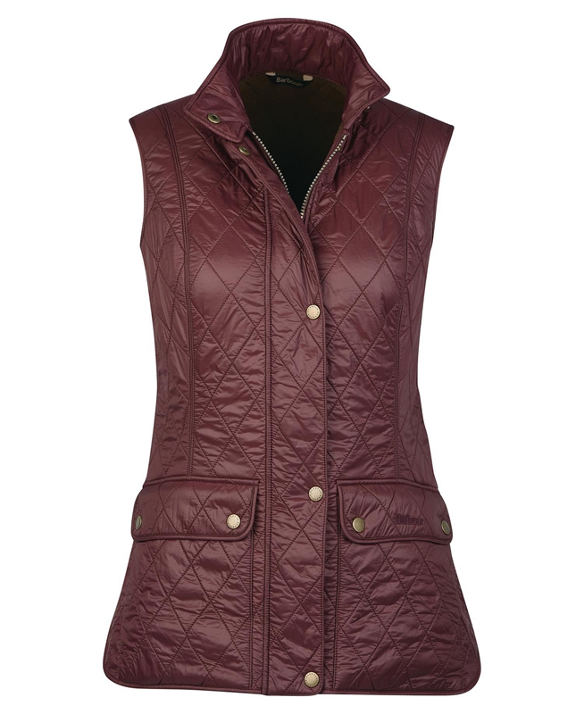 Gilet Barbour Wray Bordeaux Femme | DND-37936264