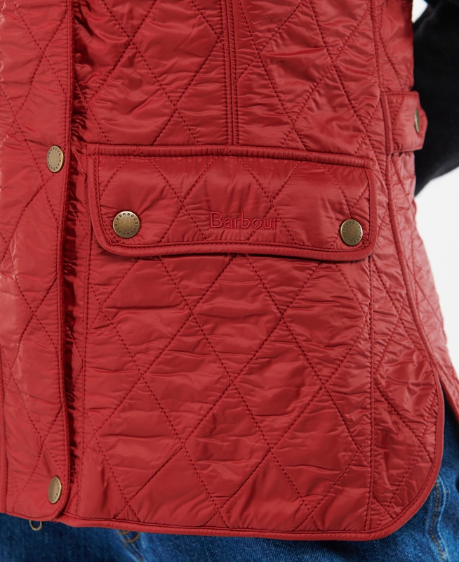 Gilet Barbour Wray Rouge Femme | YZO-08675416