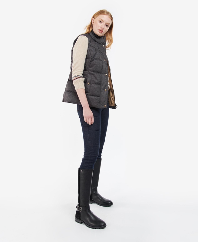 Gilet Barbour Foxglove Grise Femme | VCM-38002639