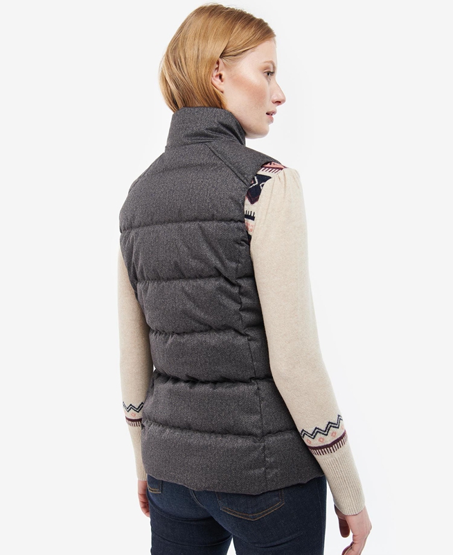 Gilet Barbour Foxglove Grise Femme | VCM-38002639