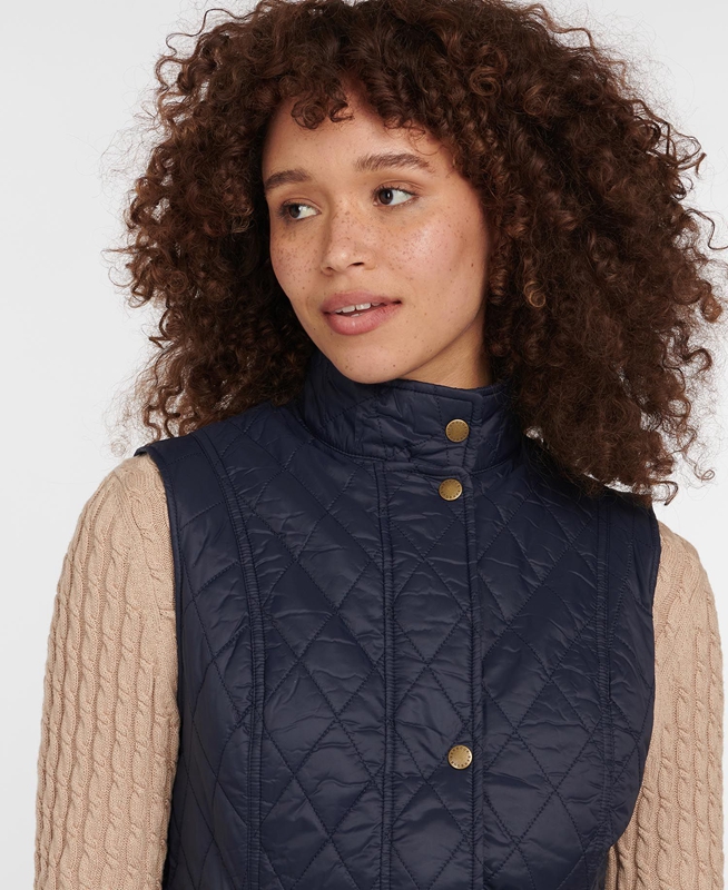 Gilet Barbour Weste Otterburn Bleu Marine Femme | PDX-14935843