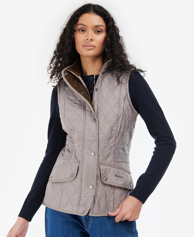 Gilet Barbour Cavalry Grise Femme | VTP-58781138