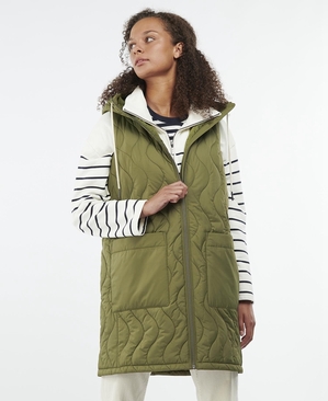 Gilet Barbour Guilden Vert Femme | UAV-08344303