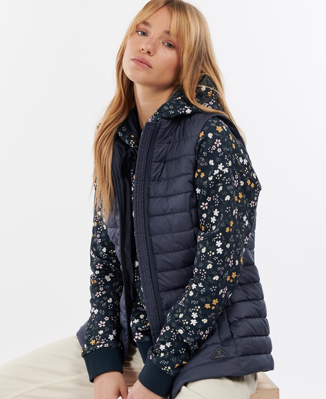 Gilet Barbour Morwick Bleu Marine Femme | BEM-19724219