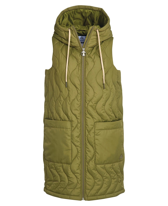 Gilet Barbour Guilden Vert Femme | UAV-08344303