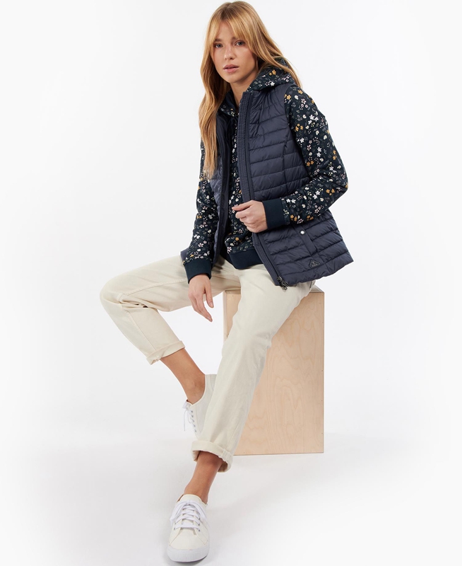 Gilet Barbour Morwick Bleu Marine Femme | BEM-19724219