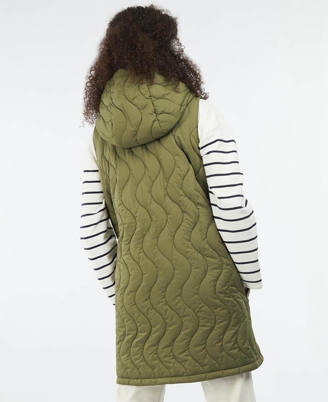 Gilet Barbour Guilden Vert Femme | UAV-08344303