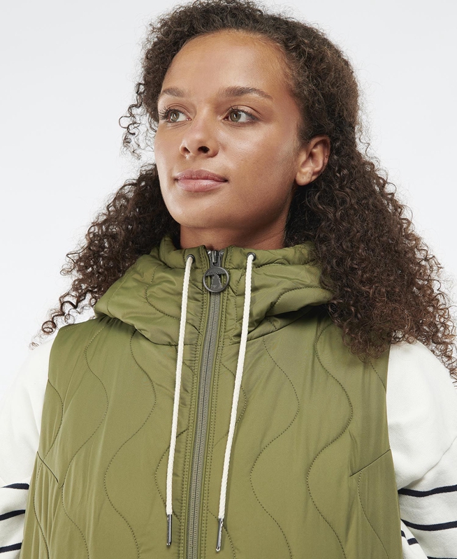 Gilet Barbour Guilden Vert Femme | UAV-08344303