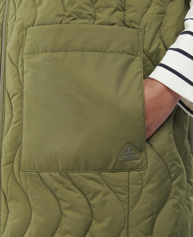 Gilet Barbour Guilden Vert Femme | UAV-08344303