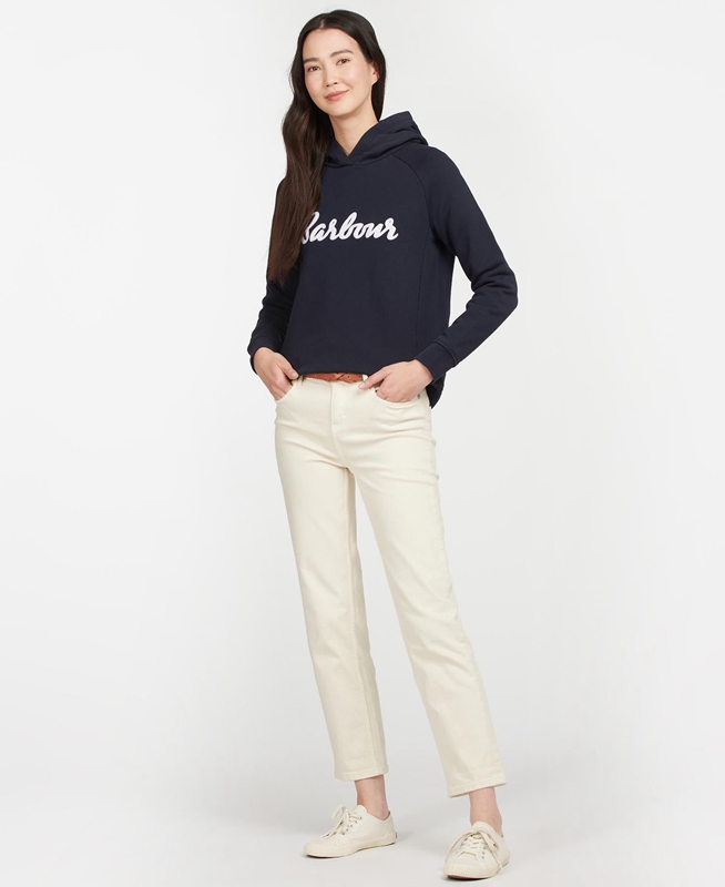 Sweats Barbour Otterburn Bleu Marine Femme | RVL-98626785