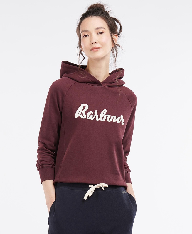 Sweats Barbour Otterburn Marron Femme | TCG-23250242