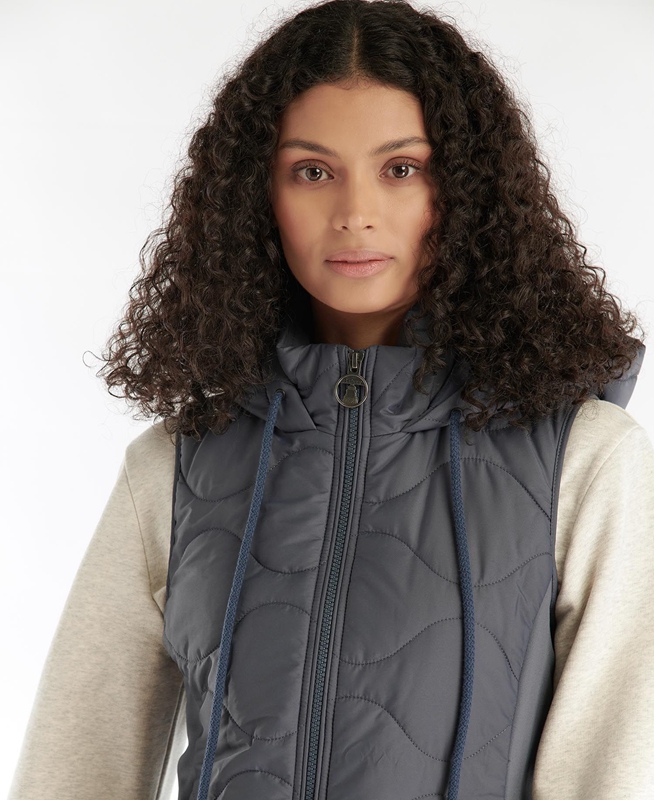 Sweats Barbour Thrift Quilted Grise Femme | LHR-01915610