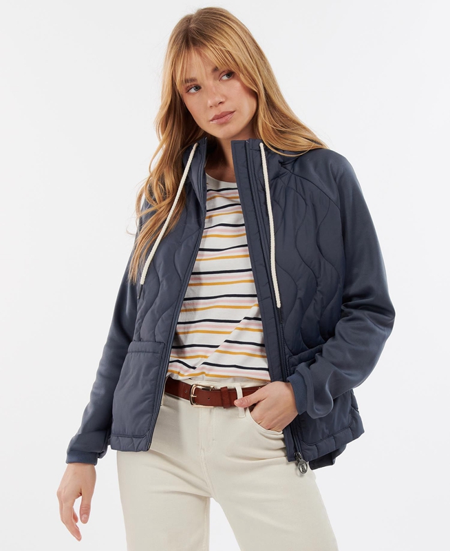 Sweats Barbour Strathmore Bleu Marine Femme | LDP-24976555