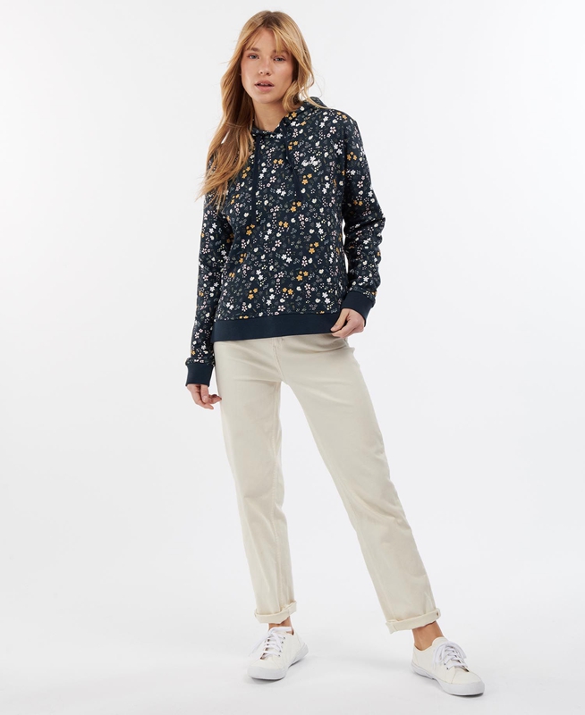 Sweats Barbour Ferryside Bleu Marine Femme | LQB-12792835