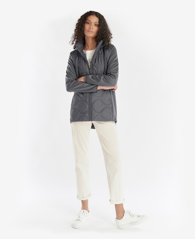 Sweats Barbour Willowherb Quilted Grise Femme | CZK-94487325