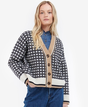 Chandails Barbour Francesca Cardigan Multicolore Femme | RMR-08877070