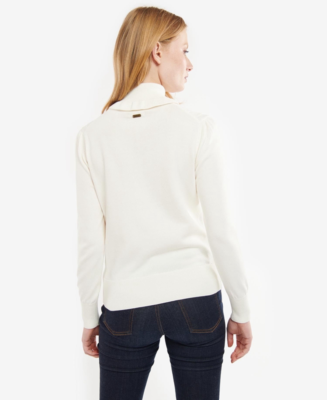 Chandails Barbour Scarlet Knit Blanche Femme | YUS-80884607