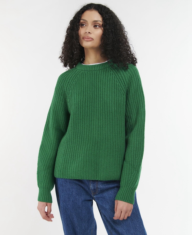 Chandails Barbour Hartley Knit Vert Femme | FVR-23033404