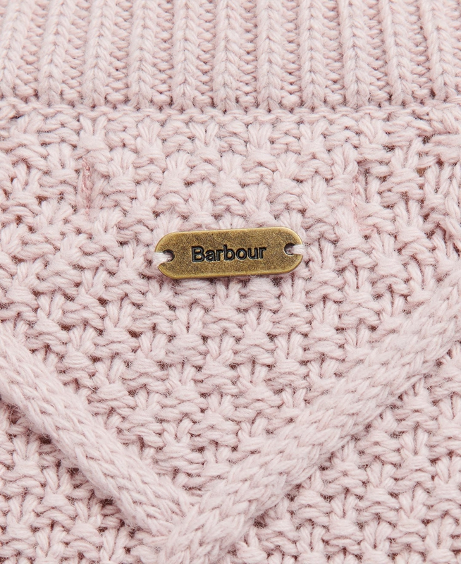 Chandails Barbour Burne Roll Neck Knit Rose Femme | VNW-70194387