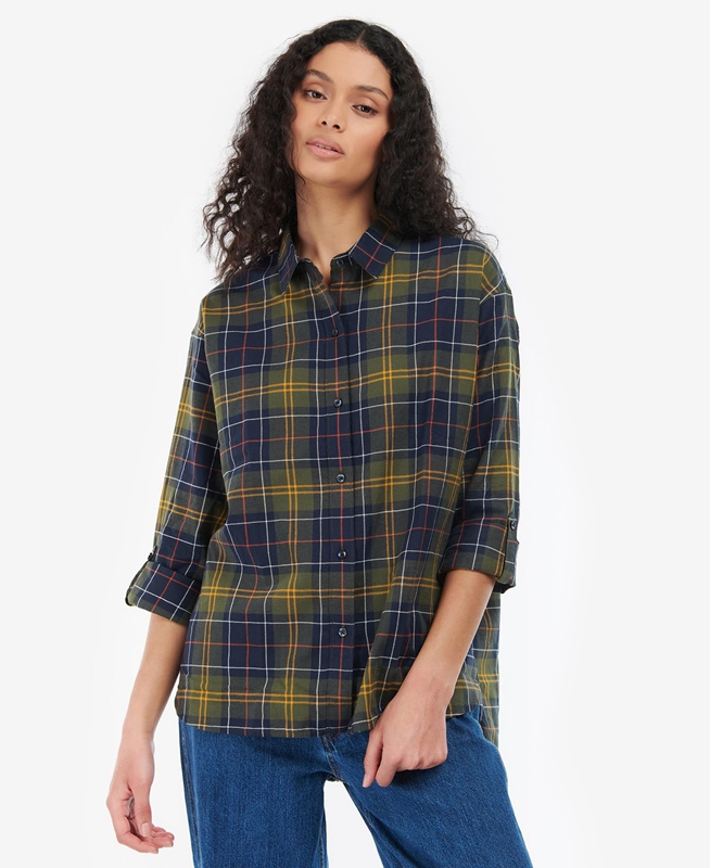 Chemises Barbour Elishaw Multicolore Femme | IWT-96745949