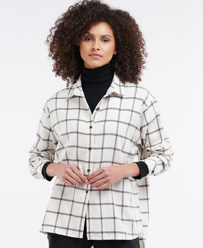 Chemises Barbour Elena Blanche Femme | JIZ-99507110