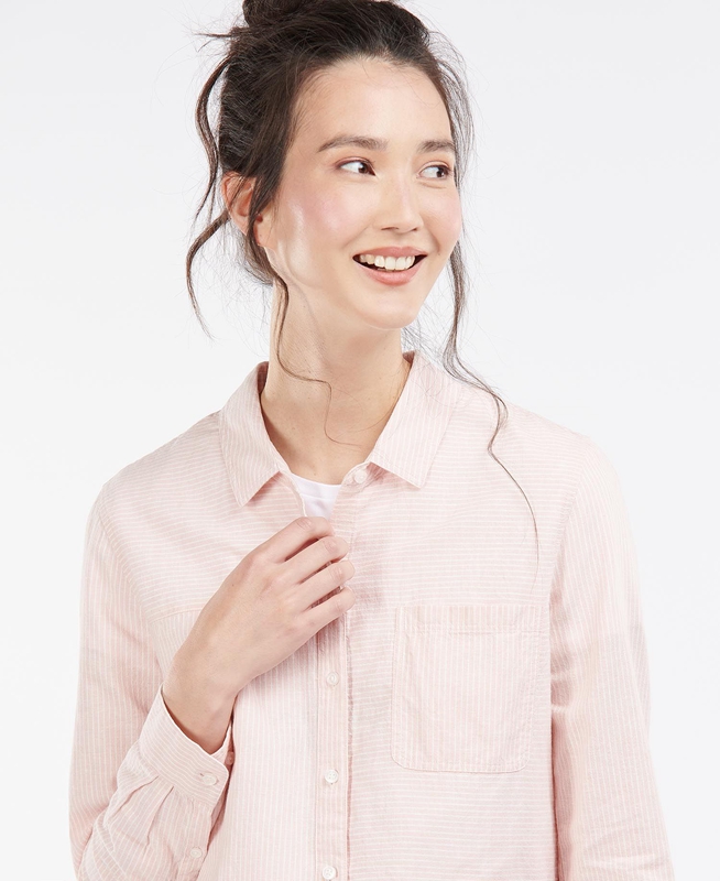 Chemises Barbour Beachfront Rose Femme | QCN-89025967