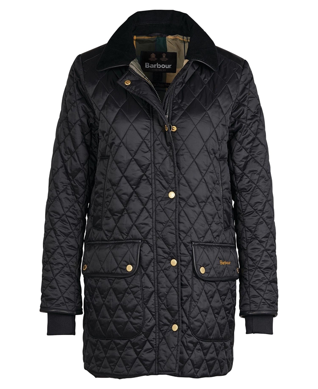 Veste Matelassée Barbour Kilmarie Noir Femme | JNE-83313022