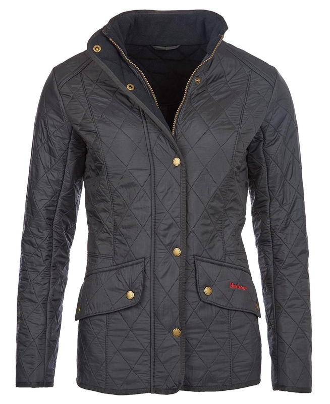 Veste Matelassée Barbour Jacke Cavalry Polarquilt Noir Femme | AEX-25510924