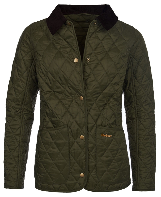 Veste Matelassée Barbour Steppjacke Annandale Vert Olive Femme | NEN-15280919