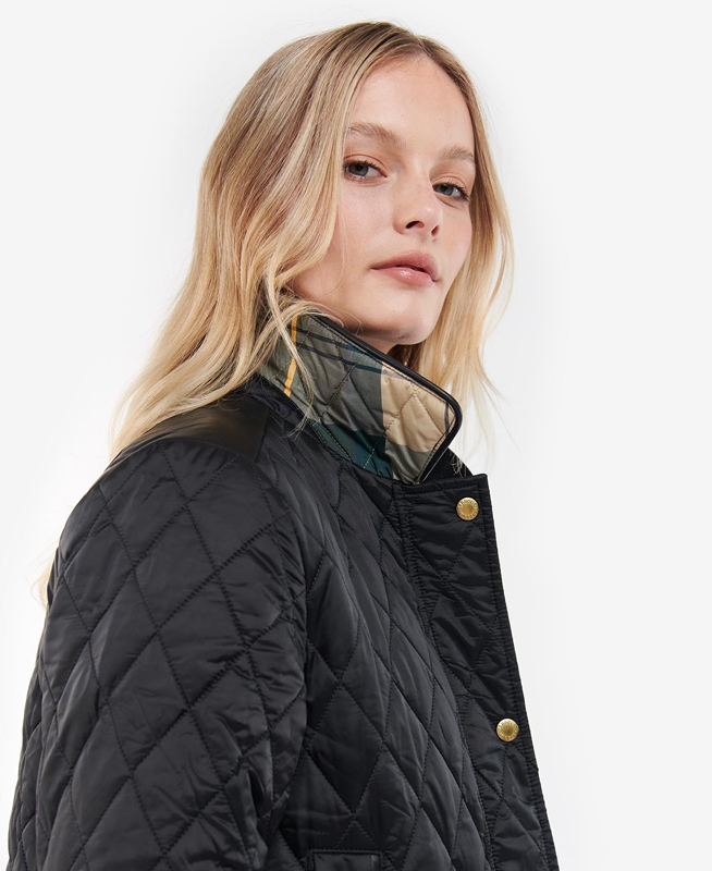 Veste Matelassée Barbour Kilmarie Noir Femme | JNE-83313022